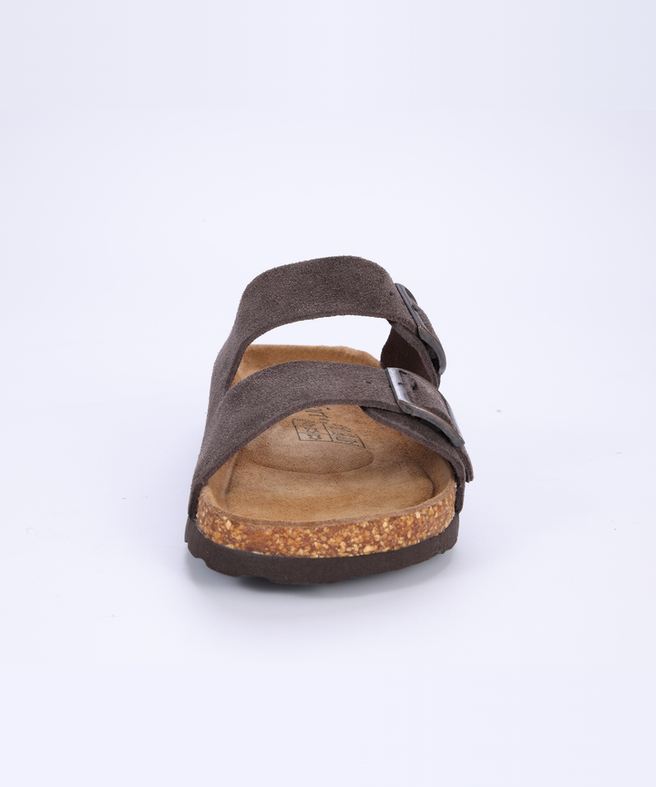 Premium Genuine Suede Sandals by Qomfort