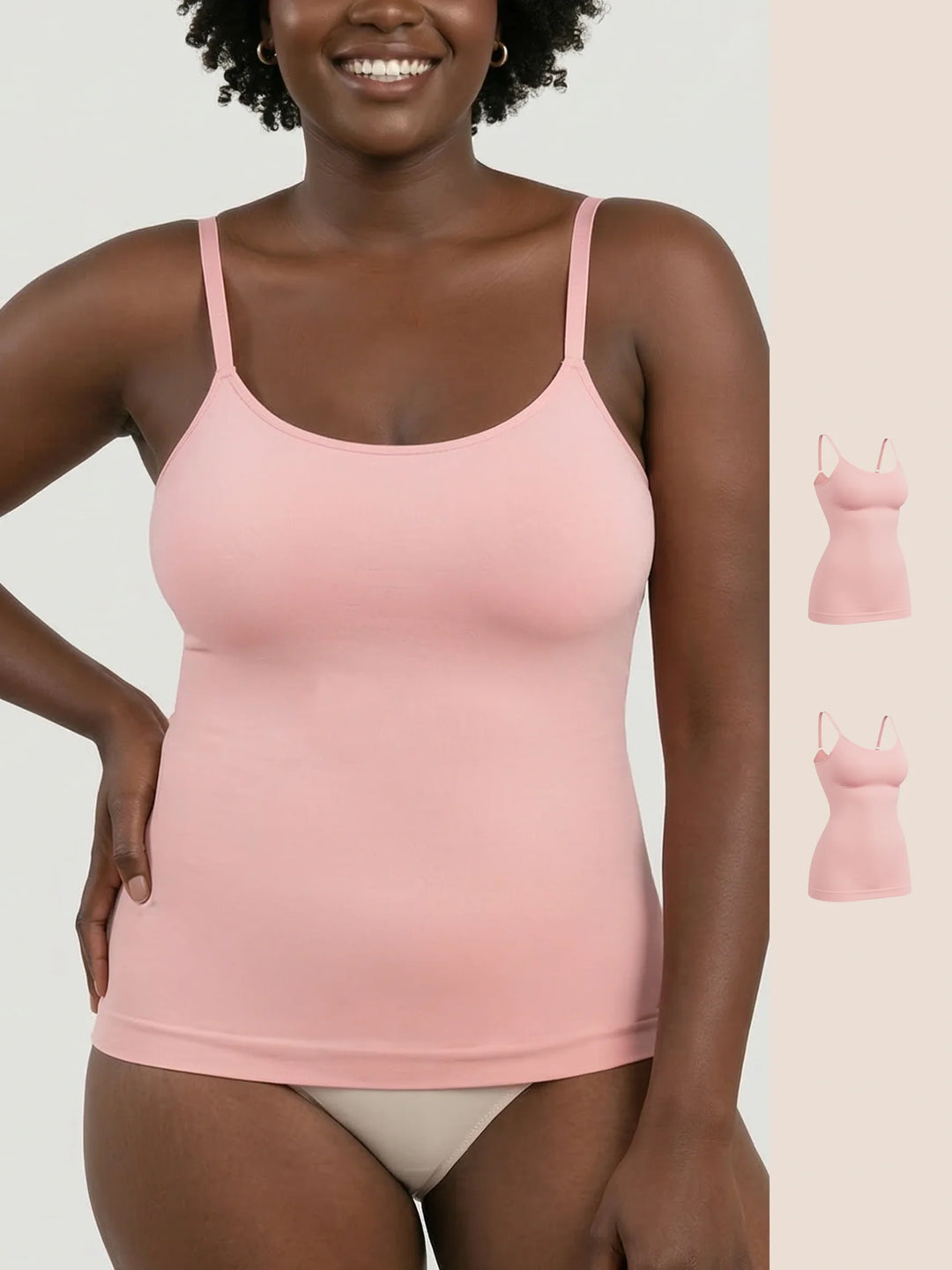 2-Pack Every Day Shaping Scoop Neck Cami
