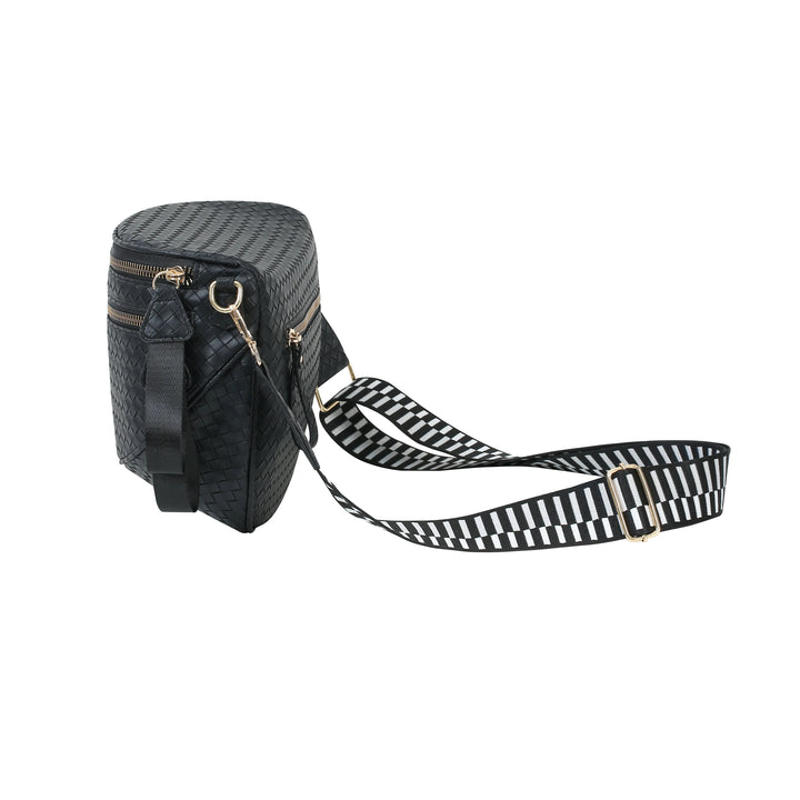 GoFree - Woven Leather Bum Bag