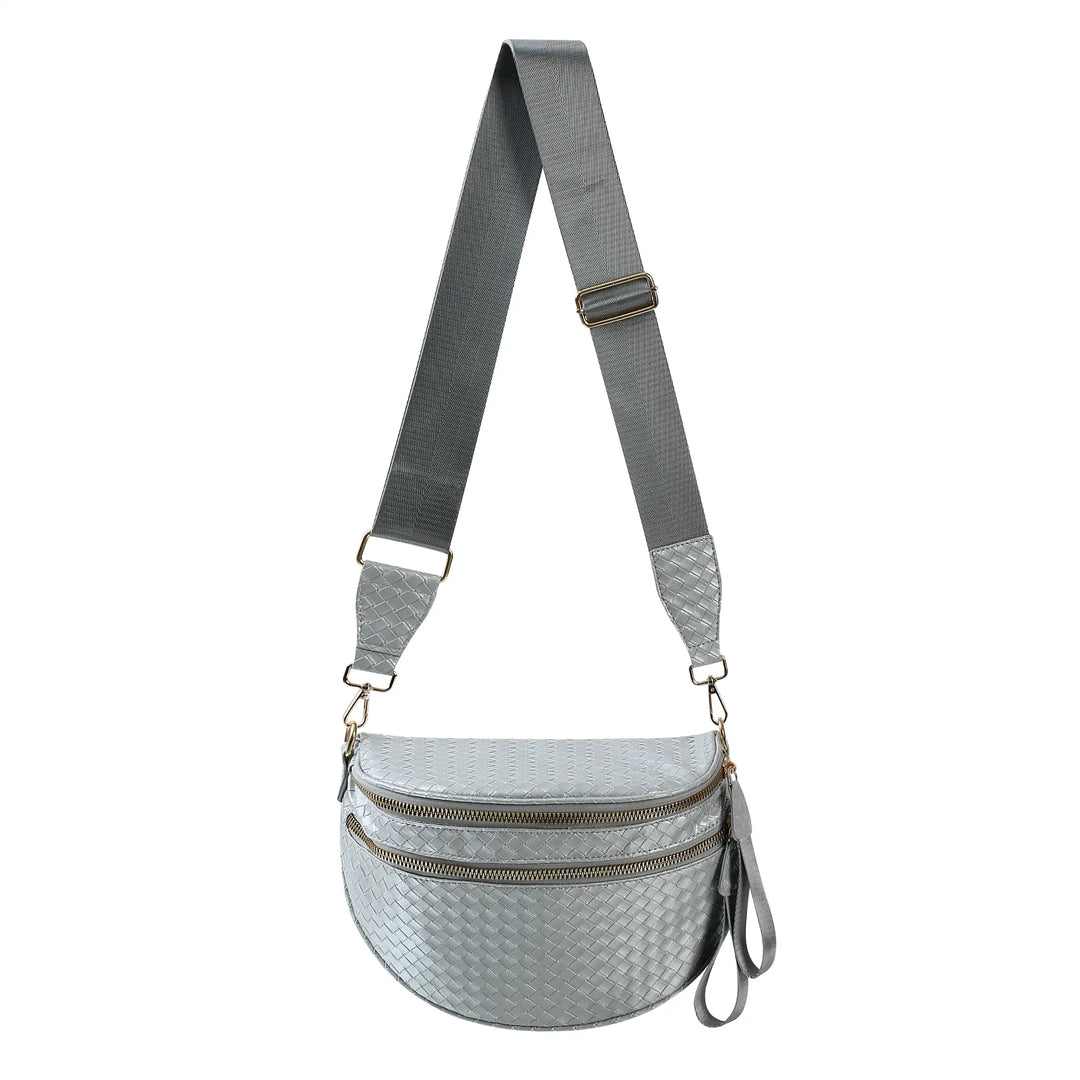 GoFree - Woven Leather Bum Bag