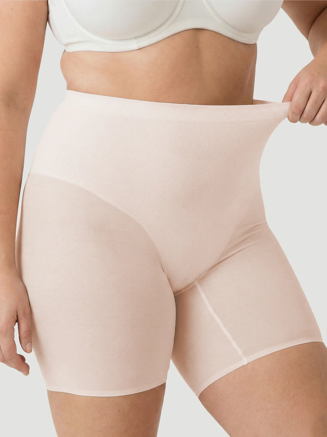 High Waisted Mesh Shaping Shorts