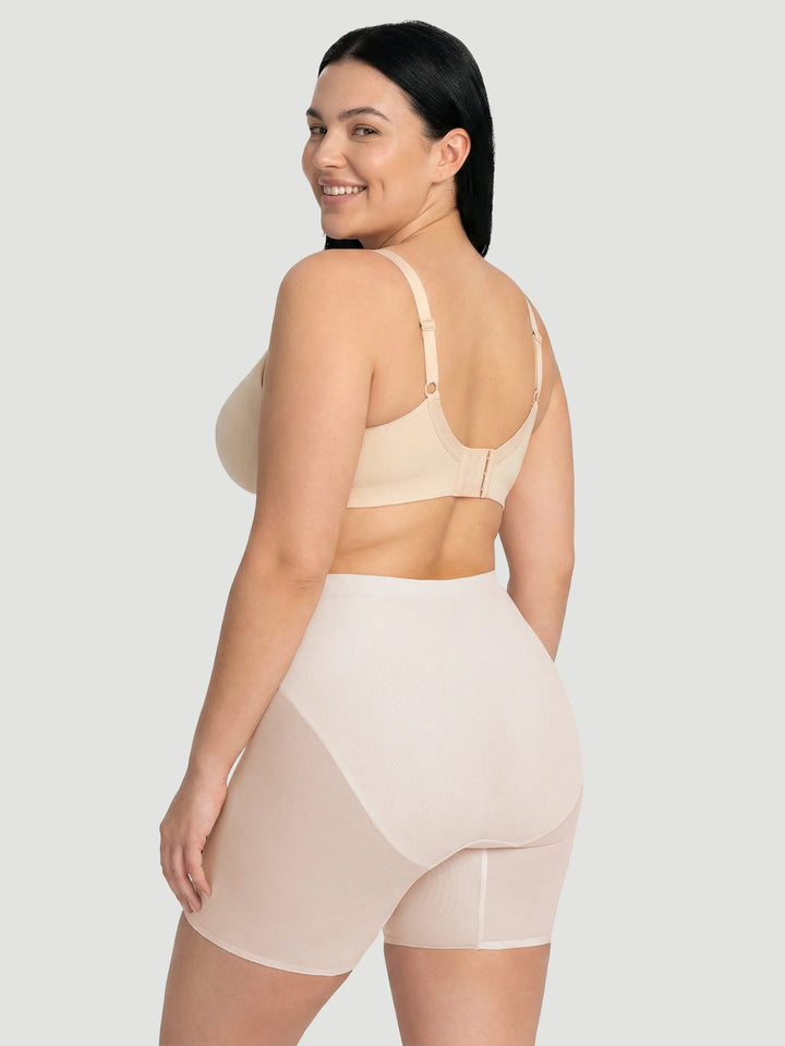 High Waisted Mesh Shaping Shorts
