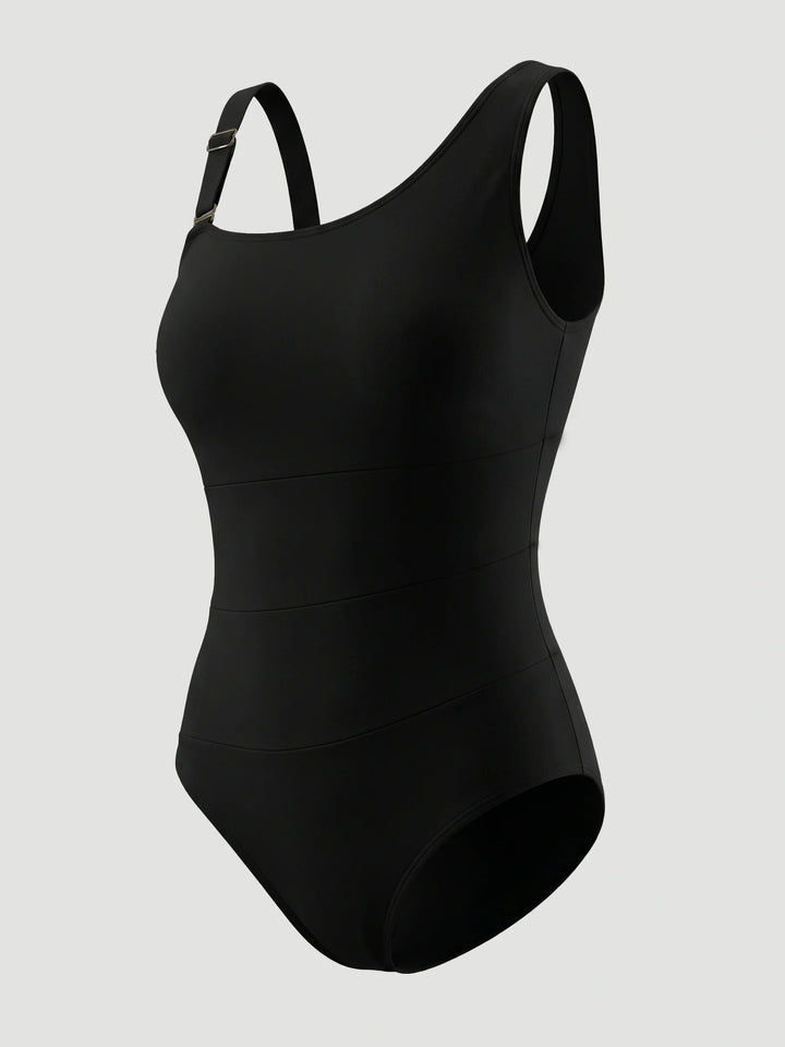 One Shoulder Shaping Swimsuit