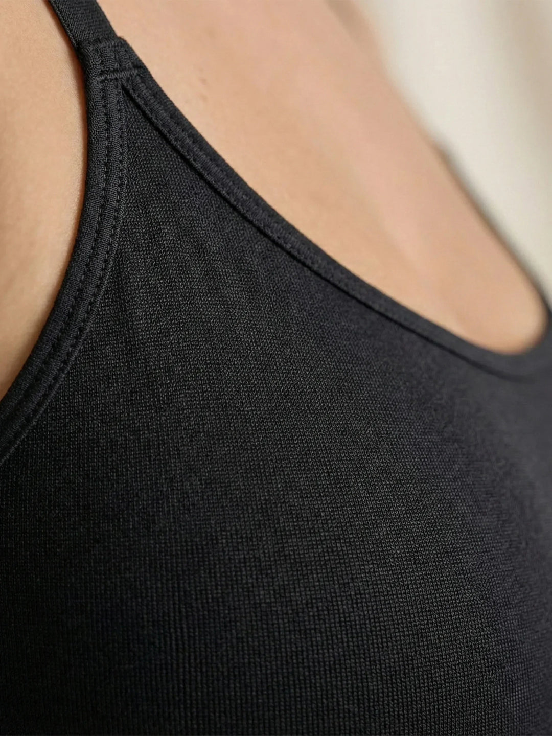 Scoop Neck Bodysuit Shaping Shorts