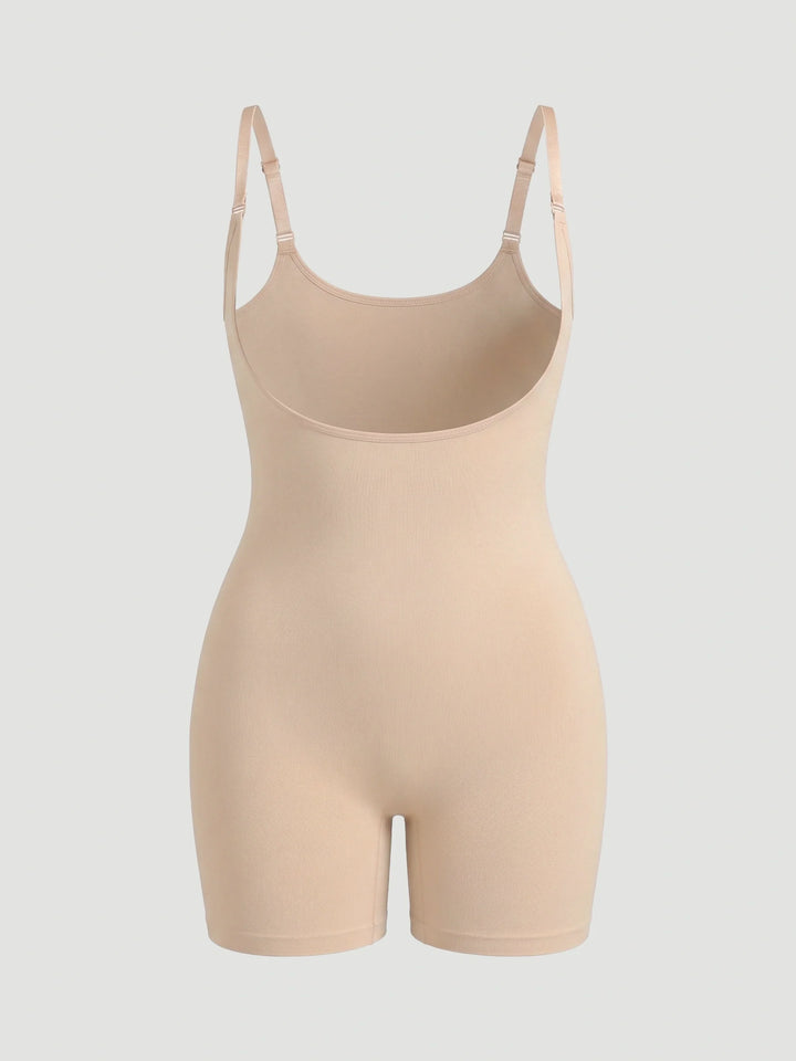Open Bust Bodysuit Shaping Shorts