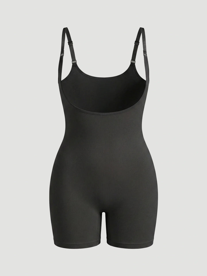 Open Bust Bodysuit Shaping Shorts